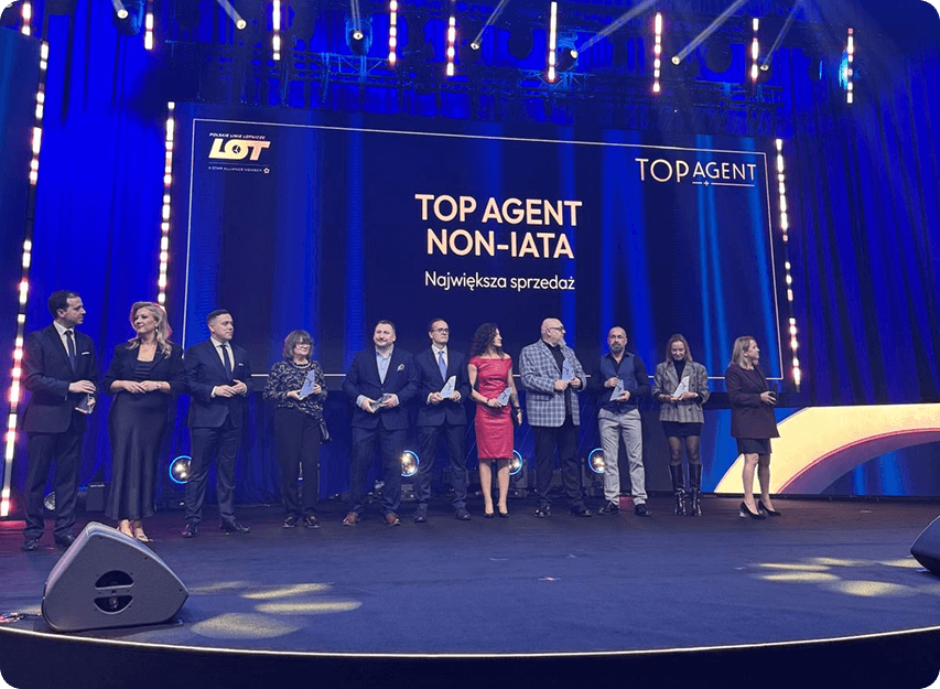 Otrzymaliśmy wyróżnienie za najlepsze wyniki sprzedaży na Gali TOP Agent LOT